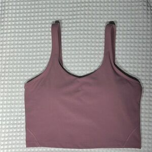 Women's Lorna Jane Mauve Tank Top Sports Bra